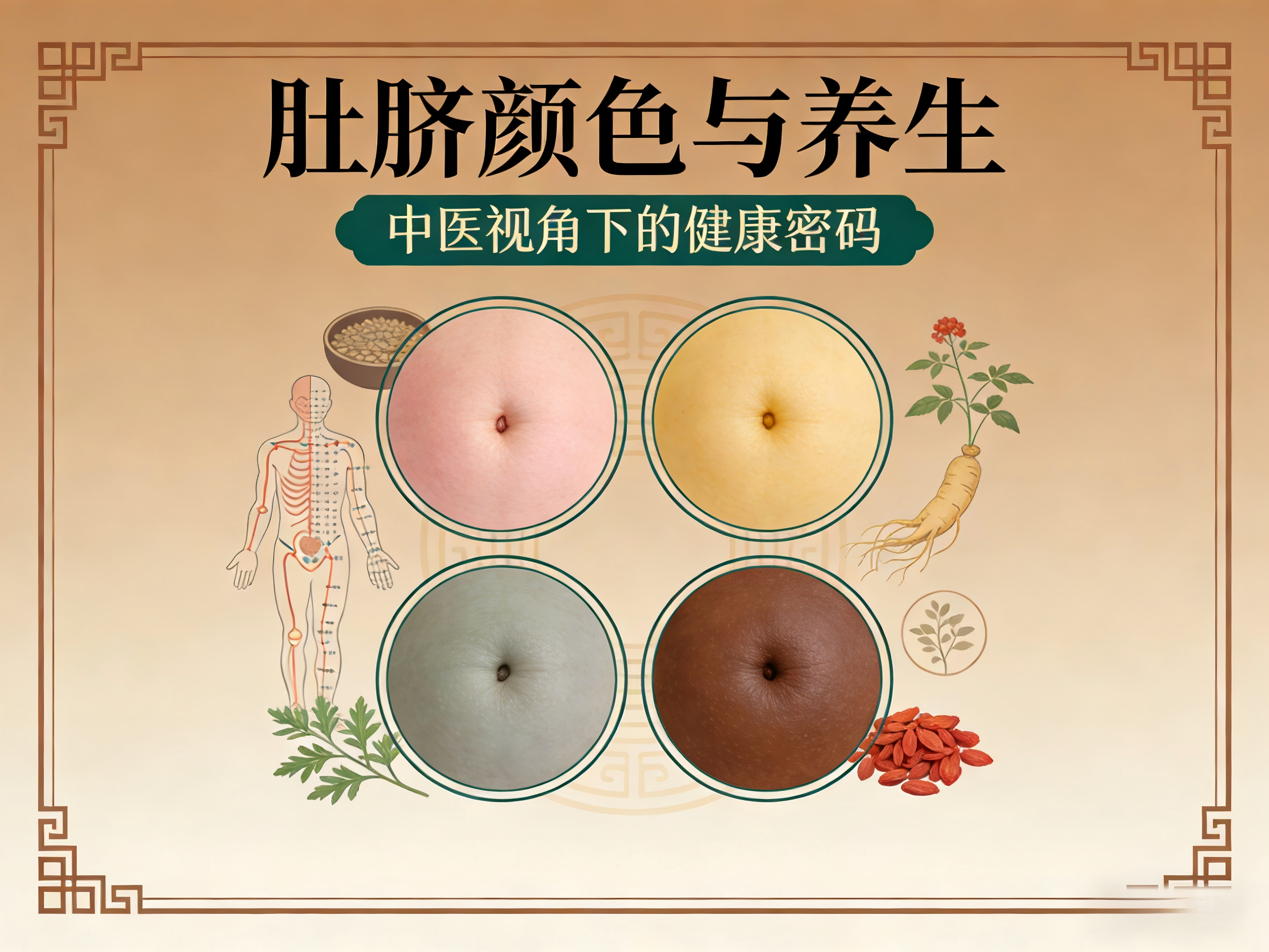 你的肚脐是什么颜色，中医教你从脐色看寒热虚实