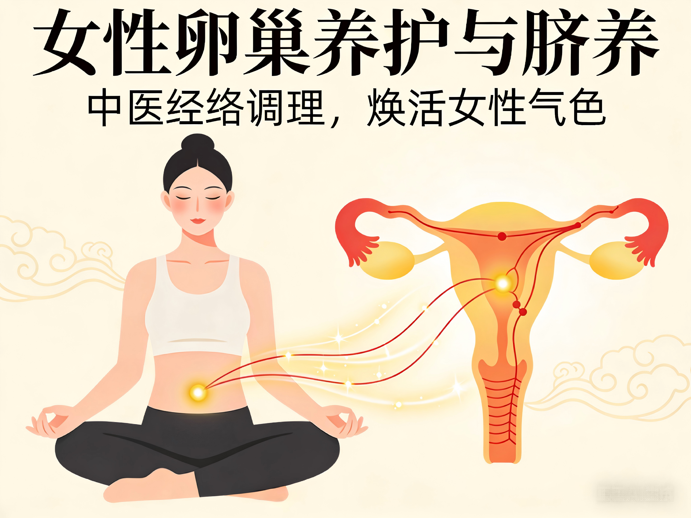 你的气色，暴露了卵巢的年龄，3个脐养关键，唤醒身体好状态