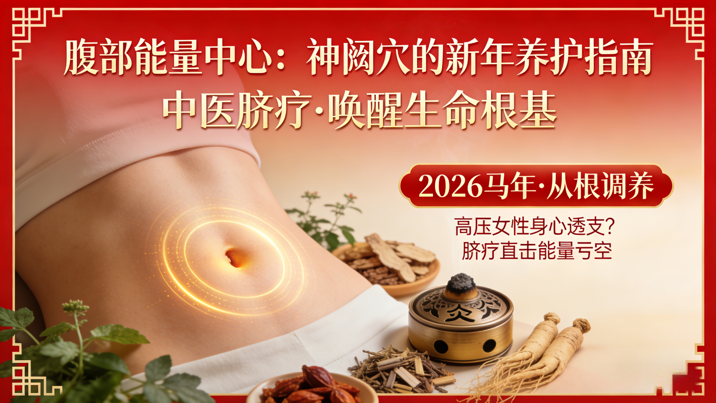 新年养气血就是养福气，古柒春揭秘脐疗如何成为你的好运开关